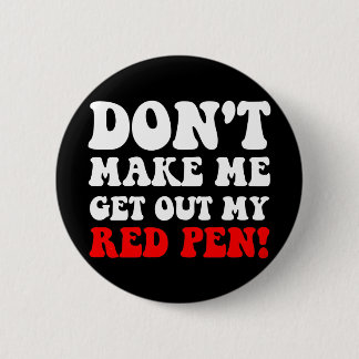 Funny leraar ronde button 5,7 cm