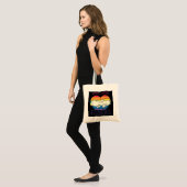 Funny Lesbian Pride Flag Rock Paper Scissors Lesbi Tote Bag (Voorkant (model))