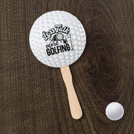 Funny Less Talk More Golfing Typography Handwaaier