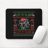 Funny Let It Flow Anatomy Heart Cardiac Nurse Grou Muismat (Met muis)
