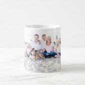 Funny Let op sneeuw voor de kerstfoto Koffiemok (Center)