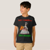 Funny Let ze op Pizza Marie Antoinette, Pizza Gi T-shirt (Voorkant volledig)