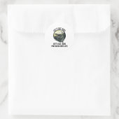 Funny Lets Eat Kinder Punctuation bewaart levende Ronde Sticker (Tas)