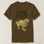 Funny Lets Eat Kinder Punctuation bewaart levende T-shirt (Design voorkant)