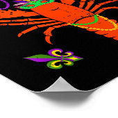 Funny Lets Get Cray Crawfish - New Orleans Funny M Poster (Hoek)