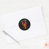 Funny Lets Get Cray Crawfish - New Orleans Funny M Ronde Sticker (Envelop)