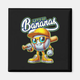 Funny Lets Go Bananas Schattigee Banaan Fruit Love Magneet