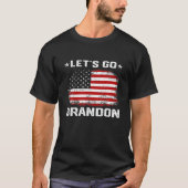 Funny Let's Go Branson Brandon Conservative Anti L T-shirt (Voorkant)