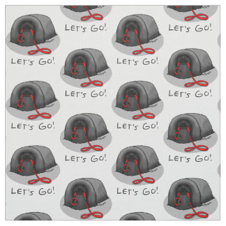 Funny Let's Go! for a Walk Pekingese Dog (black) Stof