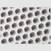 Funny Let's Go! for a Walk Pekingese Dog (black) Tissuepapier (Voorkant)