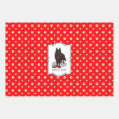 Funny Let's Go! Walk Belgian Sheepdog (black 1) Inpakpapier Vel (Voorkant)