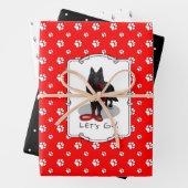 Funny Let's Go! Walk Belgian Sheepdog (black 1) Inpakpapier Vel (In situ)