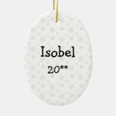 Funny Let's Go! Walk Belgian Sheepdog (black 1) Keramisch Ornament (Achterkant)