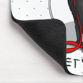 Funny Let's Go! Walk Belgian Sheepdog (black 1) Muismat (Hoek)