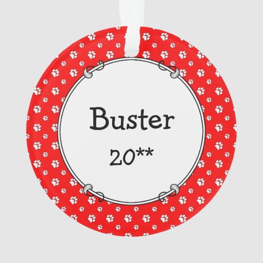 Funny Let's Go! Walk Belgian Sheepdog (black 1) Ornament (achterkant)