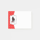 Funny Let's Go! Walk Belgian Sheepdog (black 1) Post-it® Notes (Voorkant)