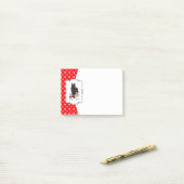 Funny Let's Go! Walk Belgian Sheepdog (black 1) Post-it® Notes (Op bureau)