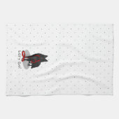 Funny Let's Go! Walk Belgian Sheepdog (black 1) Theedoek (Horizontaal)