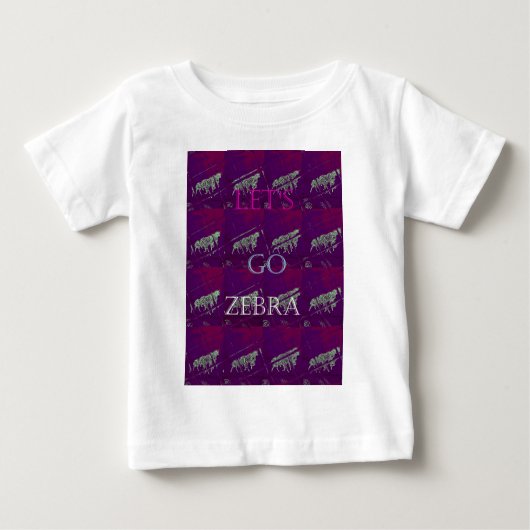 Funny Lets Go Zebra Hakuna Matata motif Design Co (Voorkant)