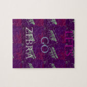 Funny Lets Go Zebra Hakuna Matata motif Design Co Legpuzzel (Horizontaal)