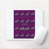 Funny Lets Go Zebra Hakuna Matata motif Design Co Muismat (Met muis)