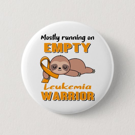 Funny Leukemia Awareness Gifts Ronde Button 5,7 Cm (Voorkant)