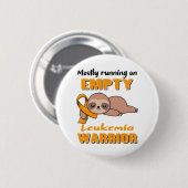 Funny Leukemia Awareness Gifts Ronde Button 5,7 Cm (Voorkant /achterkant)