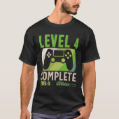 Funny Level 4 Complete Level 5 Loading Gamers 4Th T-shirt (Voorkant)