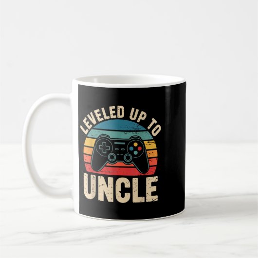 Funny Leveled Up To Uncle Video Gamers Gaming Cute Koffiemok (Links)