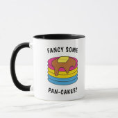 Funny LGBTQ Pansexual Pride Fancy Pan-cakes Mok (Links)