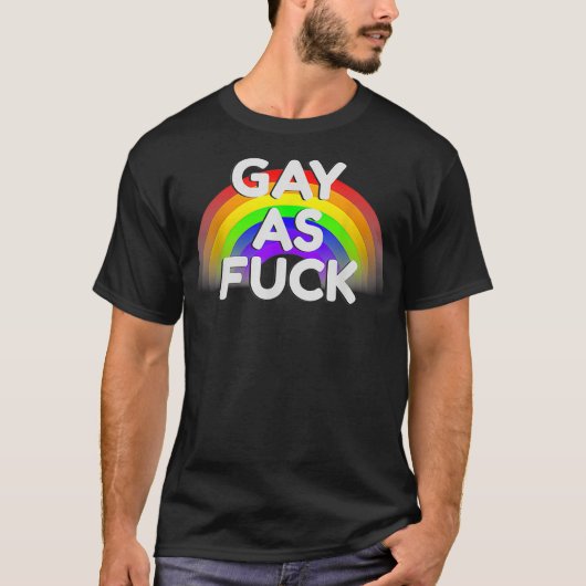 Funny LGBTQ Rainbow Gay Pride  T-shirt (Voorkant)