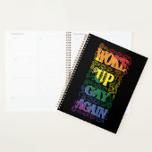 Funny LGBTQ | Woke Up Gay Again | Gay Pride Planner (Display)