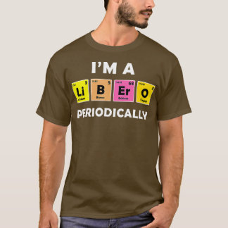 Funny Libero Chemistry Volleyball Lover Team T-shirt