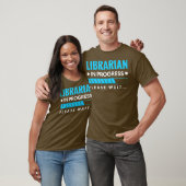 Funny Librarian in Progress Library Science T-shirt (Unisex)