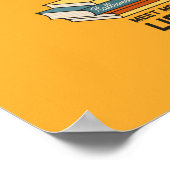 Funny librarian leraar knuppel poster (Hoek)
