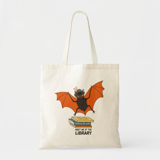 Funny librarian leraar knuppel tote bag (Voorkant)