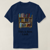 Funny Librarian Library Assistant Gift T-shirt (Design voorkant)