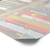 Funny Librarian Pun Library Poster Books on Shelf (Hoek)