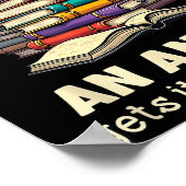 Funny Librarian Quote For Library Nerd  Poster (Hoek)