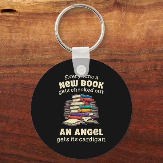 Funny Librarian Quote For Library Nerd Sleutelhanger (Voorkant)