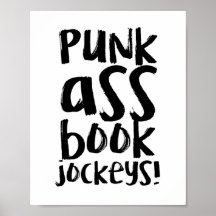 Funny Librarian Quote Poster