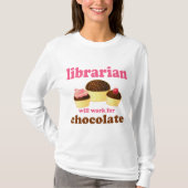 Funny Librarian T-shirt (Voorkant)