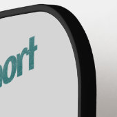 Funny Life Is Kort Schattige Quote Humor Personali Pickleball Paddle (Links Detail)