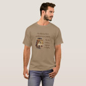 Funny Life Quote Surface Cool Inside Squirrel T-Sh T-shirt (Voorkant volledig)