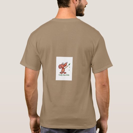 Funny Life Quote Surface Cool Inside Squirrel T-Sh T-shirt (Achterkant)