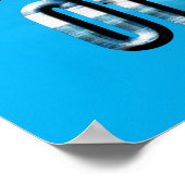 Funny Lifeguard Kiss hier, Poster (Hoek)