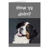 Funny Lighthearted Thinking of You Cute Dog (Voorkant)