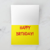 Funny Lighthouder Birthday Cadeau Cartoon Joke Feestdagen Kaart (Binnen)