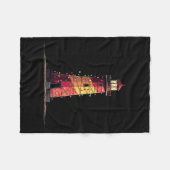 Funny Lighthouse Christmas Graphics Lights Lover Fleece Deken (Voorkant (Horizontaal))