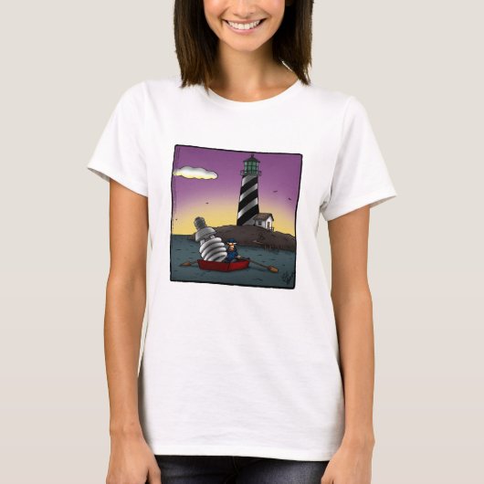 Funny Lighthouse Humor Tee Shirt (Voorkant)